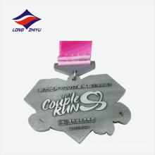 China factory price new fashion antique silver sports medal run